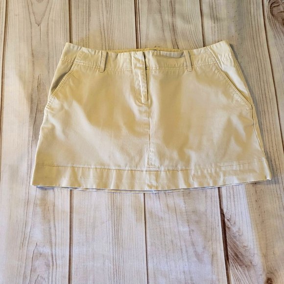 Body By Victoria Women’s Slim Fitting Skirt Light Khaki Sz 12 - Picture 1 of 4